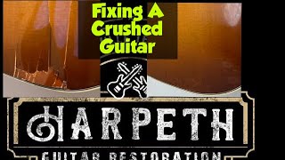 Fixing A Crushed Guitar-J45