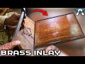 Brass Inlay in Wood | The Artist