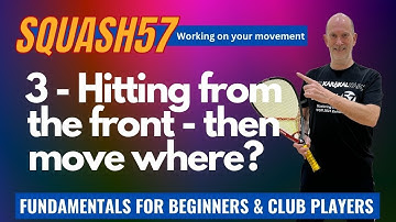 Squash57 Beginners Make the right move - 3 Hitting from the front