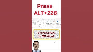#Lesson 29 A MS Word Shortcut Key to Insert Summation Symbol #lesson #computereducation#shortcutkeys