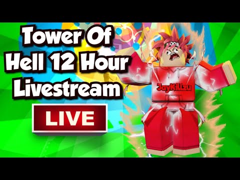 Roblox Live Tower Of Hell Obby Games With Viewers So Close To 11k Youtube - hell obby roblox