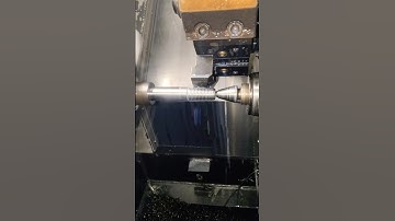 saft threading cutting | on cnc machine fanuc control #cnc #cncmachine #shorts