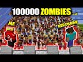 Me and Herobrine Vs Zombie Apocalypse in Minecraft