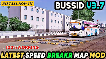 LATEST SPEED BREAKER MOD For Bus Simulator Indonesia || Bussid V3.7.1 || Offroad Gamers ||