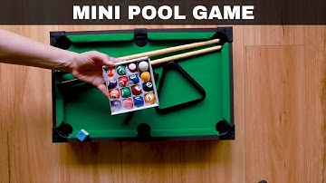 🎱 Table Top MINI POOL Game - Unboxing and Review 🎱