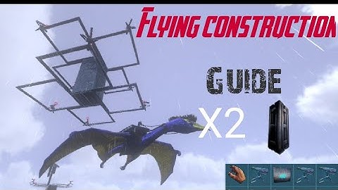 Ark Mobile - How to do Double pillar flying tower construction. Thanks for reaching 100 subscribers