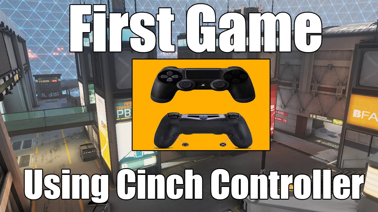 First Game Using PS4 Cinch Gaming Controller YouTube