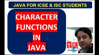 Celebrity CHARACTER FUNCTIONS IN JAVA Profile