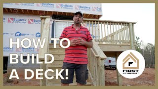 How To Build A Deck | Step By Step!!