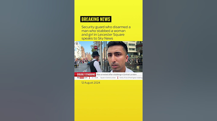 Security guard disarms knifeman after double stabbing in Leicester Square