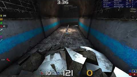 Quake Live CTF: Siberia low 12s Capture during Overtime to win the game.