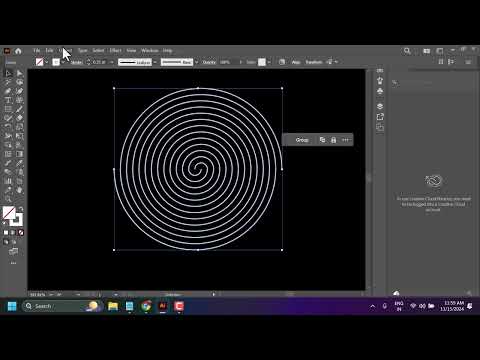 How to Create Linear Spiral in Illustrator | Adobe Illustrator Tutorial
