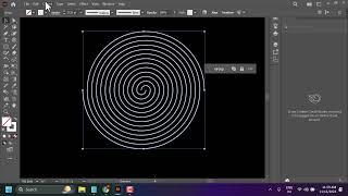 How to Create Linear Spiral in Illustrator | Adobe Illustrator Tutorial