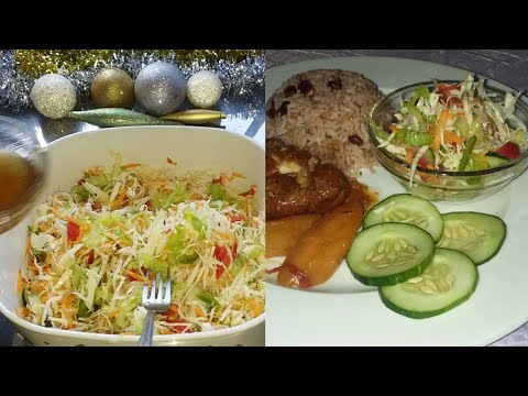 How to prepare Raw Vegetable/Jamaican Version/Christmas Special 2019/Shantell  TT