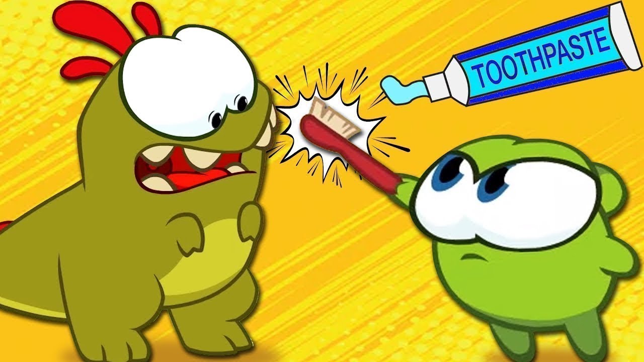 ⁣Om Nom Stories 💚 MORNING ROUTINE l Cartoon For Kids Super ToonsTV