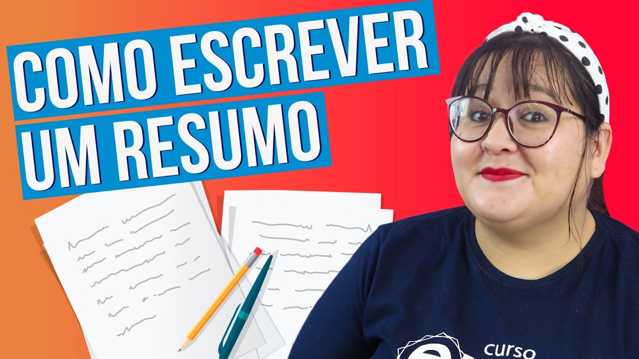 COMO ESCREVER UM RESUMO NA REDAÇÃO DO VESTIBULAR?