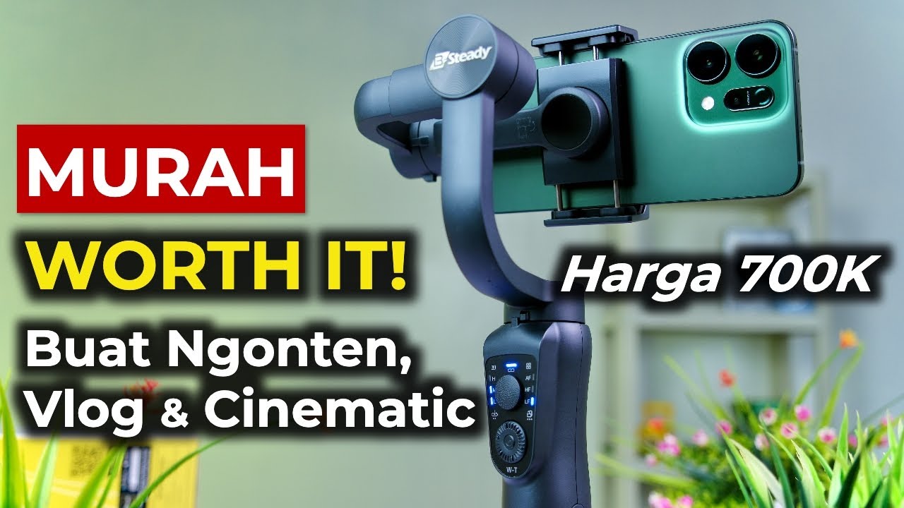 GIMBAL MURAH RASA MAHAL! 🔥 BRICA B-STEADY 3 Axis Smartphone Gimbal Review