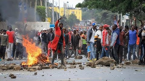 Chaos in Kenya: Protesters Storm Parliament