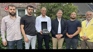 Sırakaya, Alanya'da saldırıya uğrayan Akgün'ü Almanya'daki evinde ziyaret etti