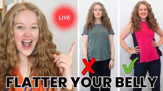 Tops That Flatter Your Menopause Belly—Live Try On (LIVE)
