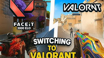 "3k ELO" 0.1% Faceit CS2 Player Takes Over Valorant 🔥 [Mini Montage] "