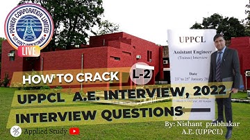 Uppcl AE Interview 2022 | L-2 | Mock Interview | Previous Year Interview Questions | UPPCL AE / SDO