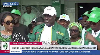 Minister Leads Walk To Raise Awareness On Nutritious Food, Sustainable Farming Practices