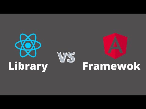 what is the difference b/w Library and Framework? ||