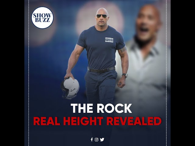 Is The Rock actually 6'5? Why does Dwayne Johnson lie about his