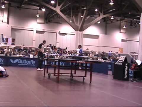 Darko Rop and Barney Reed practice their Table Tennis lefthanded ...