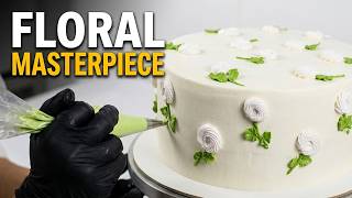 Watch This Satisfying Transformation From Bare Cake To Floral Masterpiece