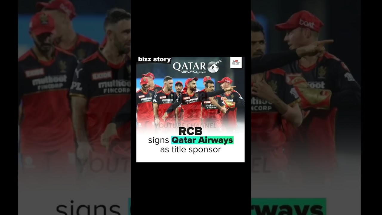 RCB signs Qatar Airways 🇶🇦 as title sponsor 
