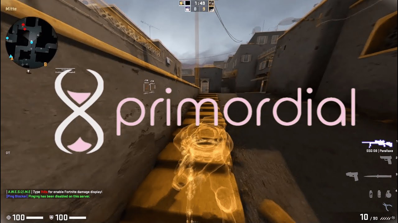Dominating CS:GO HvH with primordial [config on dc] - YouTube