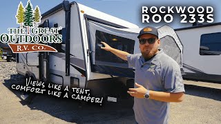 Views Like A Tent, Comfort Of A Camper!  Rockwood Roo 233S [Best Hybrid Campers 2023]