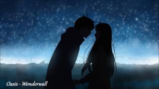 Video thumbnail of "[Nightcore] Oasis - Wonderwall"