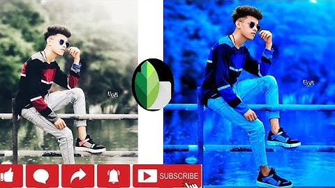 Snapseed Moody Blue Photo Editing | Snapseed Photo Editing 2021 | Snapseed Background Colour Change