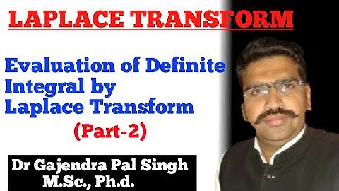 Laplace Transform (Part-15) | Dr. Gajendra Pal Singh ( GPS Sir)|Engineering Mathematics