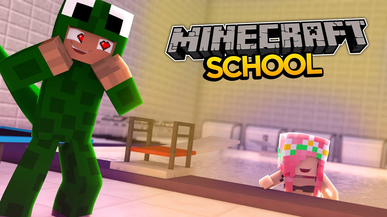 Minecraft School S2 - SOMEONE ALMOST DROWNS!!?  Doovi