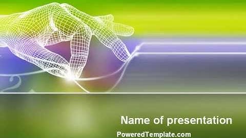 Technology PowerPoint Template by PoweredTemplate.com