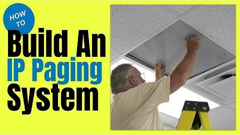 How To Build A Valcom IP Paging System