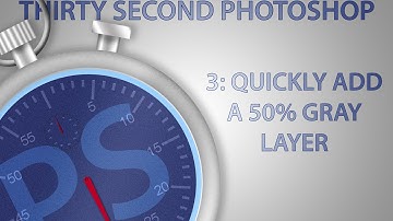 Quickly Add a 50% Gray Layer to Your Photoshop Image