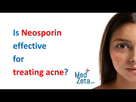 Is Neosporin effective for treating acne?