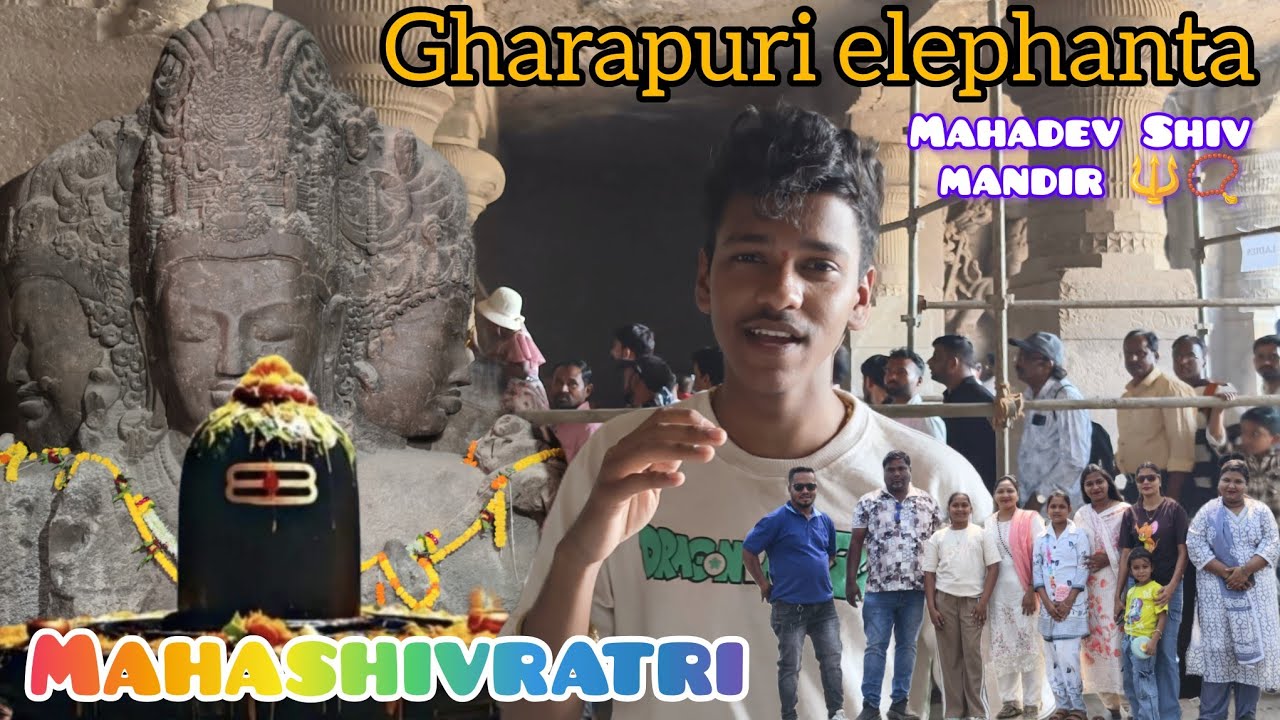 Elephanta shiv mandir 🔱📿 darshan vlog 🫶 Mahashivratri 🔥🛕