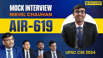 UPSC Final Result 2024 Out | UPSC Topper Nikhil Chauhan Mock Interview | UPSC Topper Interview