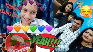 Finally!!Exams over 🎉🥳|| Celebrating PAPA ka bday 🎂❤️|| Vaishali vlogs!