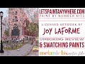 Let’s Paint Anywhere Store Joy Laforme Paint by Number PBN Kit | Unboxing Review & Swatching | Mel B