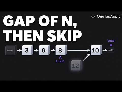 Remove Nth Node From End of List - LeetCode 19: One Pass with a Dummy Node (Python & Java)