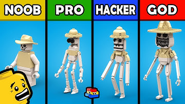 LEGO Zoonomaly: How to Build Zookeeper (Noob / Pro / Hacker / GOD)
