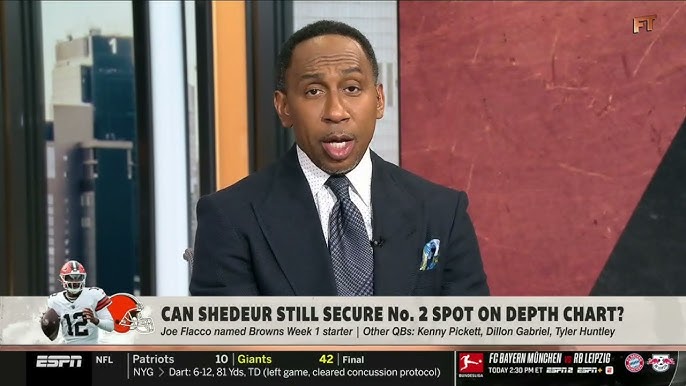 FIRST TAKE | "That’s QB1 energy, not QB3" - Stephen A. on Shedeur Sanders  responds to Dillon Gabriel