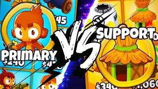 Primary VS Support in BTD 6! (Round ___)
